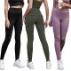 Women's High Waist Yoga Pants Side Pockets Tights Leggings Control Butt Lift Breathable Black Purple Army Green Spandex Yoga Fitness Gym Workout Summer Winter Sports Activewear