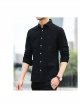 Korean style slim casual shirt