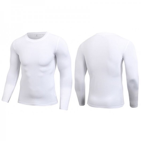 Men's Yoga Tight Long Sleeve T-Shirt Moisture Transferring and Quick Drying Fitness Long Sleeve Shirt Sports Running Outdoor Tops