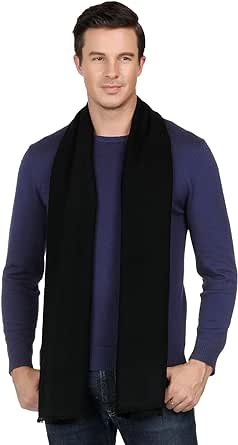 Men's black scarf