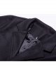 Men's Winter Overcoat Long Solid Colored Daily Long Sleeve Cotton Black Navy Blue Gray Work